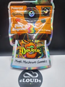 Polaroid x Devour Mushroom Gummies