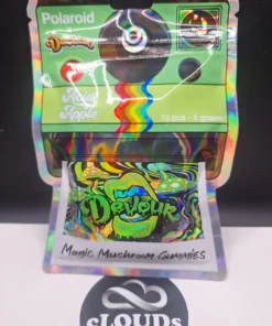Polaroid x Devour Mushroom Gummies